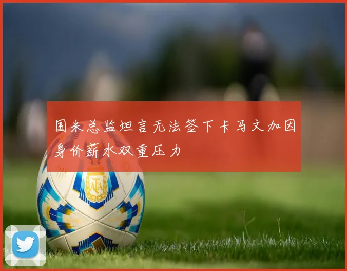 国米总监坦言无法签下卡马文加因身价薪水双重压力
